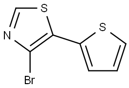 4-Bromo-5-(2-thienyl)thiazole Struktur