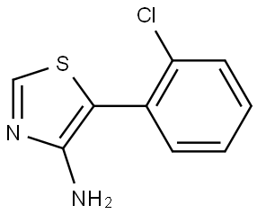 4-Amino-5-(2-chlorophenyl)thiazole Struktur