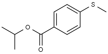 1-Methylethyl 4-(methylthio)benzoate Structure