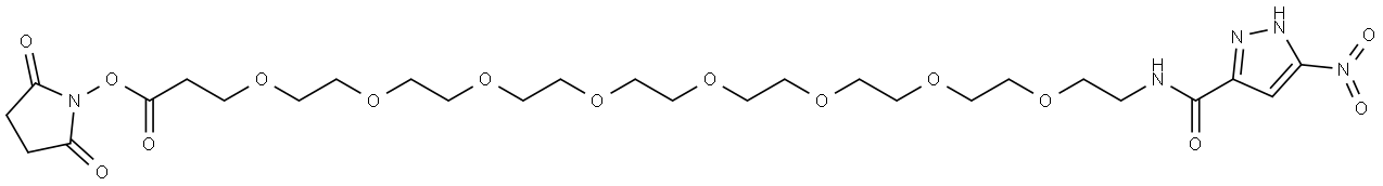 NP-八聚乙二醇-NHS 酯,1369499-34-2,结构式
