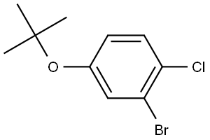 2-Bromo-4-(tert-butoxy)-1-chlorobenzene Structure
