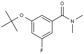 3-(tert-butoxy)-5-fluoro-N,N-dimethylbenzamide,1369777-67-2,结构式