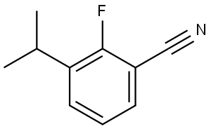 2-Fluoro-3-(1-methylethyl)benzonitrile 结构式