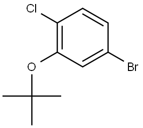 4-Bromo-2-(tert-butoxy)-1-chlorobenzene Structure