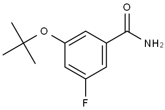 3-(tert-butoxy)-5-fluorobenzamide Structure