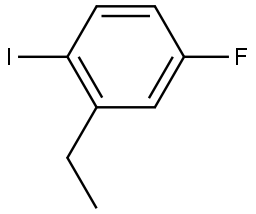 2-ethyl-4-fluoro-1-iodobenzene Struktur