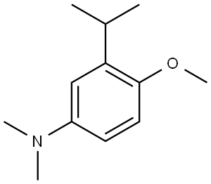 4-Methoxy-N,N-dimethyl-3-(1-methylethyl)benzenamine Structure