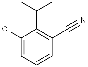 3-Chloro-2-(1-methylethyl)benzonitrile,1369935-12-5,结构式