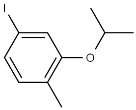 4-iodo-2-isopropoxy-1-methylbenzene Struktur