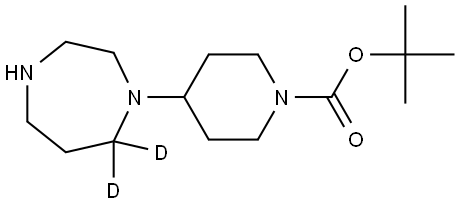 tert-butyl 4-(1,4-diazepan-1-yl)piperidine-1-carboxylate 结构式