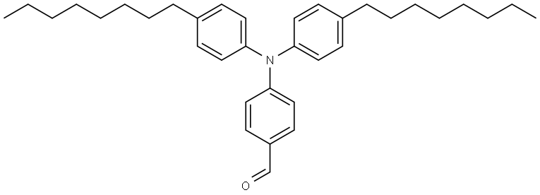 4-(bis(4-octylphenyl)amino)benzaldehyde,1374605-44-3,结构式