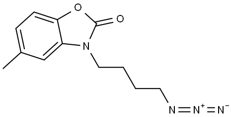 3-(4-azidobutyl)-5-methylbenzo[d]oxazol-2(3H)-one 结构式