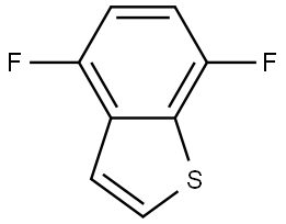 4,7-difluorobenzo[b]thiophene Struktur