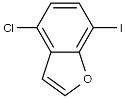 Benzofuran, 4-chloro-7-iodo- Structure