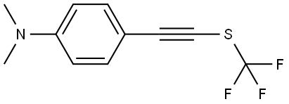 1388753-64-7 N,N-Dimethyl-4-[2-[(trifluoromethyl)thio]ethynyl]benzenamine