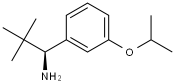 (S)-1-(3-isopropoxyphenyl)-2,2-dimethylpropan-1-amine Structure