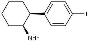 (1S,2S)-2-(4-iodophenyl)cyclohexan-1-amine 结构式