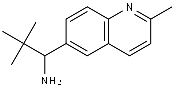 2,2-DIMETHYL-1-(2-METHYL (6-QUINOLYL))PROPYLAMINE Structure