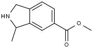 methyl 3-methyl-2,3-dihydro-1H-isoindole-5-carboxylate 结构式