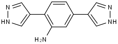 2,5-di(4H-pyrazol-4-yl)aniline Struktur