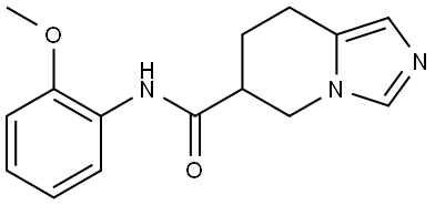 5,6,7,8-Tetrahydro-N-(2-methoxyphenyl)imidazo[1,5-a]pyridine-6-carboxamide Structure