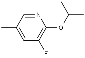 3-Fluoro-5-methyl-2-(1-methylethoxy)pyridine,1394961-50-2,结构式