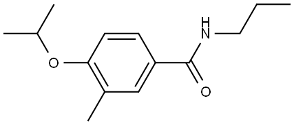 3-Methyl-4-(1-methylethoxy)-N-propylbenzamide Structure