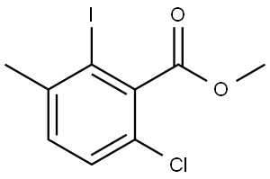 methyl 6-chloro-2-iodo-3-methylbenzoate,1402661-35-1,结构式