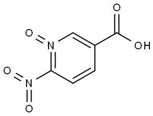 3-Pyridinecarboxylic acid, 6-nitro-, 1-oxide Structure