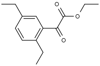 ethyl 2-(2,5-diethylphenyl)-2-oxoacetate Structure