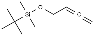 (buta-2,3-dien-1-yloxy)(tert-butyl)dimethylsilane Struktur