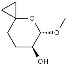 rel-(5S,6S)-5-Methoxy-4-oxaspiro[2.5]octan-6-ol,1412819-81-8,结构式