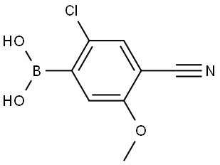 2-Chloro-4-cyano-5-methoxyphenylboronic acid|