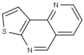 THIENO[2,3-H][1,6]NAPHTHYRIDINE Struktur