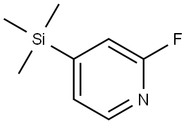 2-Fluoro-4-(trimethylsilyl)pyridine,1421448-30-7,结构式