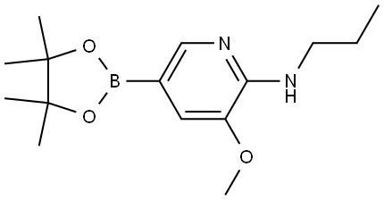 3-Methoxy-N-propyl-5-(4,4,5,5-tetramethyl-1,3,2-dioxaborolan-2-yl)-2-pyridina...,1421855-91-5,结构式