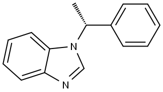 1H-Benzimidazole, 1-[(1R)-1-phenylethyl]-,1424901-76-7,结构式