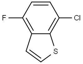 7-chloro-4-fluorobenzo[b]thiophene Structure