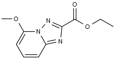 Ethyl 5-methoxy[1,2,4]triazolo[1,5-a]pyridine-2-carboxylate Struktur
