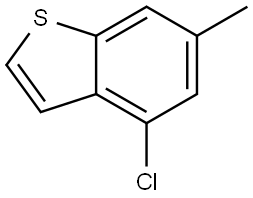 4-chloro-6-methylbenzo[b]thiophene Struktur