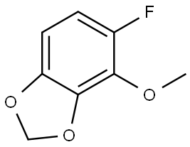 5-Fluoro-4-methoxy-1,3-benzodioxole Structure