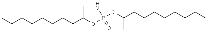 2-Decanol, hydrogen phosphate (9CI) Structure