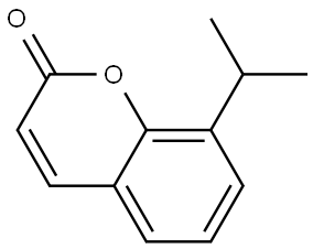 8-propan-2-ylchromen-2-one Structure