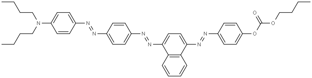 1445948-42-4 4-((E)-(4-((E)-(4-((E)-(4-(dipentylamino)phenyl)diazenyl)phenyl)diazenyl)naphthalen-1-yl)diazenyl)phenyl pentyl carbonate