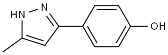 4-(5-Methyl-1H-pyrazol-3-yl)phenol|