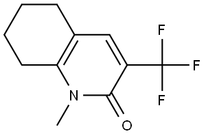 1-methyl-3-(trifluoromethyl)-5,6,7,8-tetrahydroquinolin-2(1H)-one|