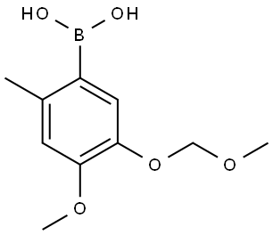 (4-methoxy-5-(methoxymethoxy)-2-methylphenyl)boronic acid,1454844-97-3,结构式