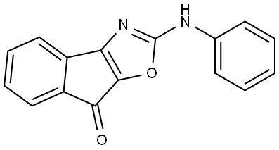 2-(Phenylamino)-8H-indeno[1,2-d]oxazol-8-one,1459189-80-0,结构式