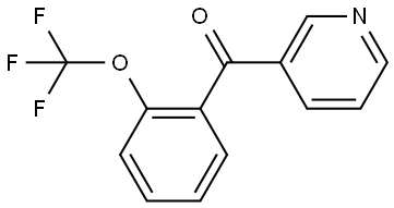 3-Pyridinyl[2-(trifluoromethoxy)phenyl]methanone Structure