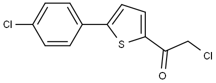 2-Chloro-1-[5-(4-chlorophenyl)-2-thienyl]ethanone|